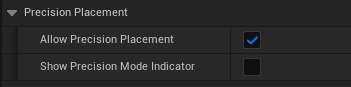 Precision Placement Configuration